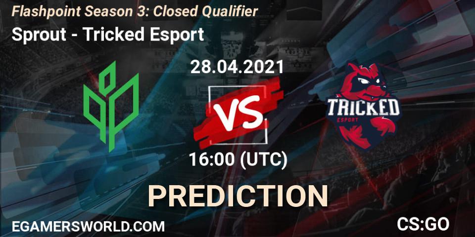Sprout vs Tricked Esport: Match Prediction. 28.04.21, CS2 (CS:GO), Flashpoint Season 3: Closed Qualifier