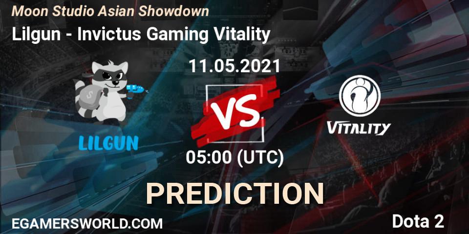 Lilgun vs Invictus Gaming Vitality: Match Prediction. 11.05.2021 at 05:03, Dota 2, Moon Studio Asian Showdown