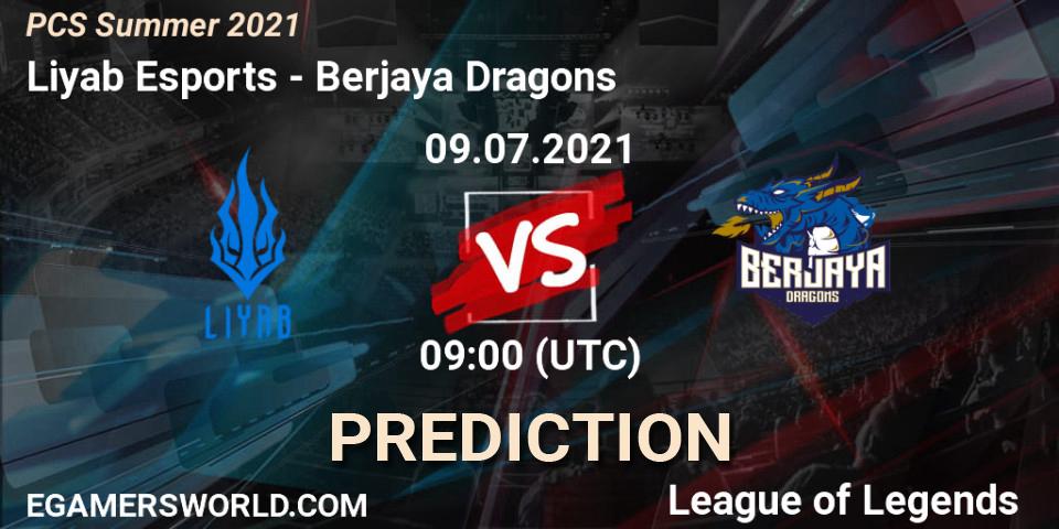 Liyab Esports vs Berjaya Dragons: Match Prediction. 09.07.2021 at 09:00, LoL, PCS Summer 2021