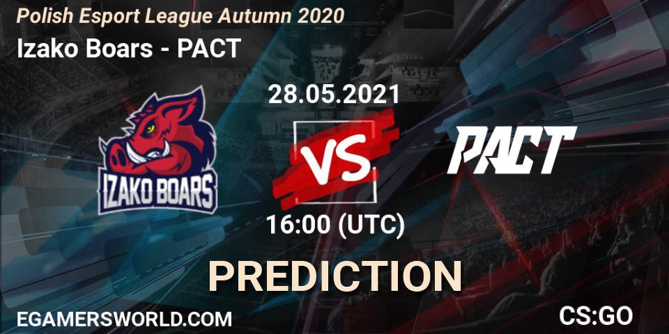 Izako Boars vs PACT: Match Prediction. 28.05.21, CS2 (CS:GO), Polish Esport League Spring 2021 Finals