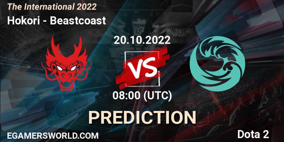 Hokori vs Beastcoast: Match Prediction. 20.10.22, Dota 2, The International 2022