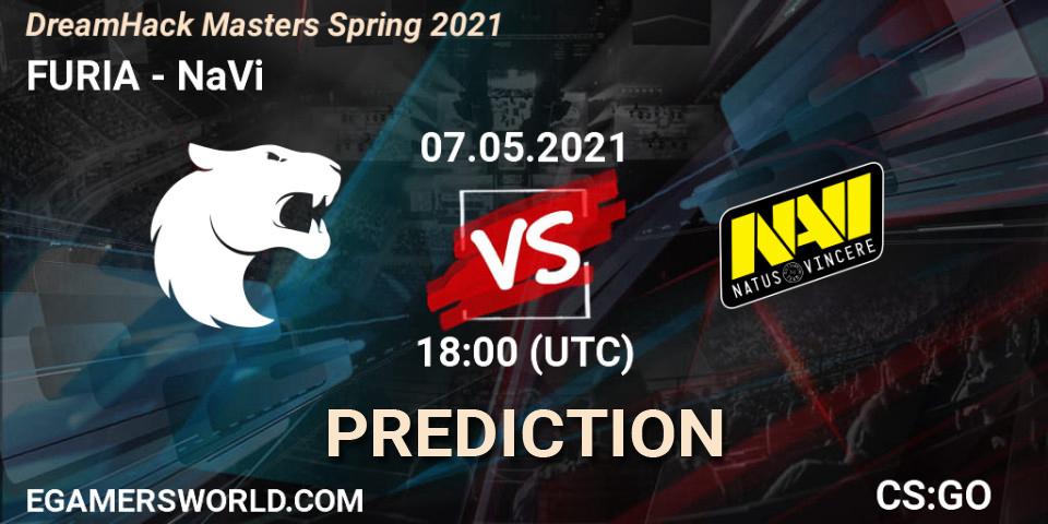 FURIA vs NaVi: Match Prediction. 07.05.21, CS2 (CS:GO), DreamHack Masters Spring 2021