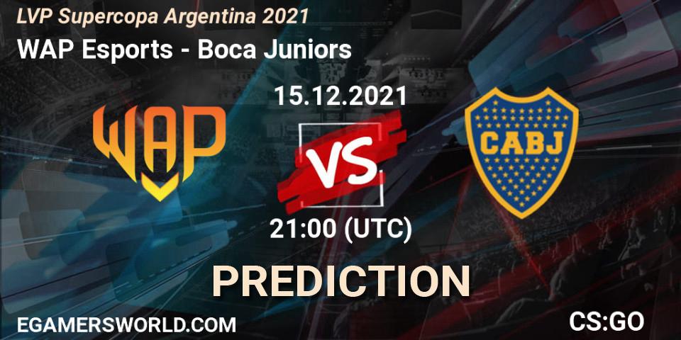 WAP Esports vs Boca Juniors: Match Prediction. 15.12.2021 at 21:00, Counter-Strike (CS2), LVP Supercopa Argentina 2021