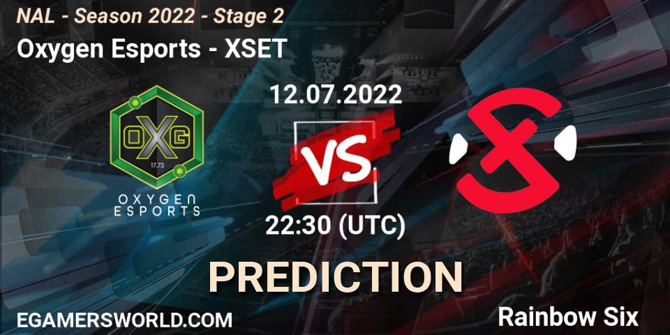 Oxygen Esports vs XSET: Match Prediction. 13.07.2022 at 22:30, Rainbow Six, NAL - Season 2022 - Stage 2
