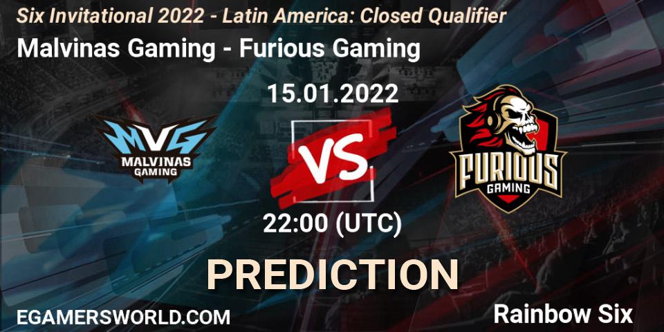Malvinas Gaming vs Furious Gaming: Match Prediction. 31.01.2022 at 17:30, Rainbow Six, Six Invitational 2022 - Latin America: Closed Qualifier