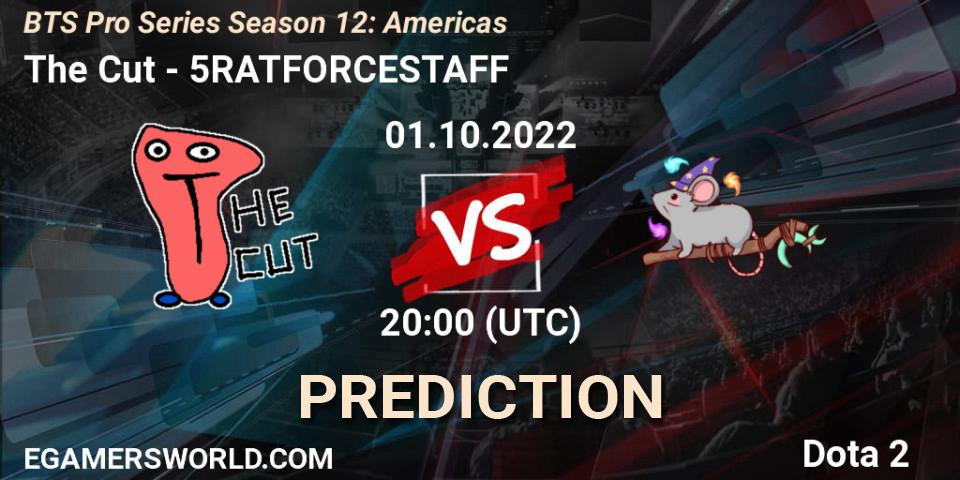 The Cut vs 5RATFORCESTAFF: Match Prediction. 29.09.2022 at 00:58, Dota 2, BTS Pro Series Season 12: Americas
