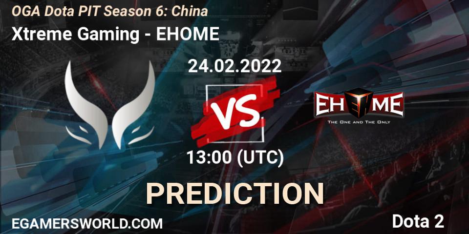 Xtreme Gaming vs EHOME: Match Prediction. 24.02.2022 at 12:11, Dota 2, OGA Dota PIT Season 6: China