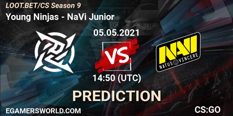 Young Ninjas vs NaVi Junior: Match Prediction. 05.05.2021 at 14:50, Counter-Strike (CS2), LOOT.BET/CS Season 9