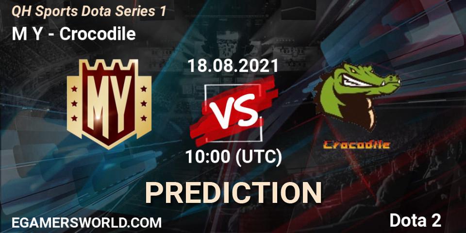 M Y vs Crocodile: Match Prediction. 19.08.2021 at 06:18, Dota 2, QH Sports Dota Series 1