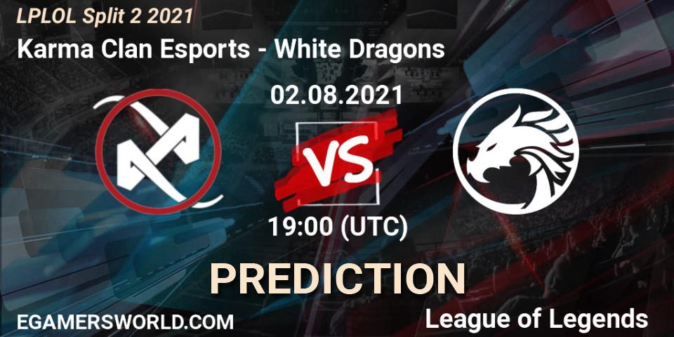 Karma Clan Esports vs White Dragons: Match Prediction. 02.08.2021 at 19:00, LoL, LPLOL Split 2 2021