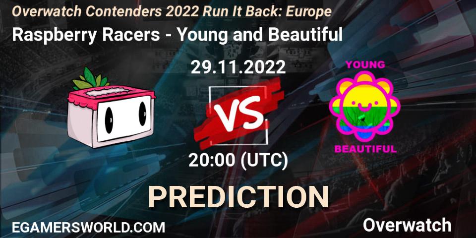 Raspberry Racers vs Young and Beautiful: Match Prediction. 08.12.22, Overwatch, Overwatch Contenders 2022 Run It Back: Europe