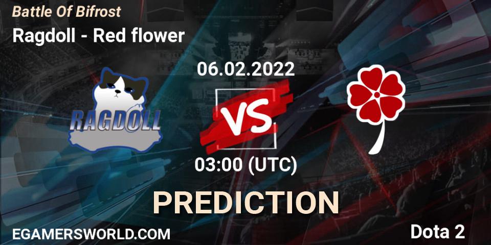 Ragdoll vs Red flower: Match Prediction. 06.02.2022 at 03:25, Dota 2, Battle Of Bifrost