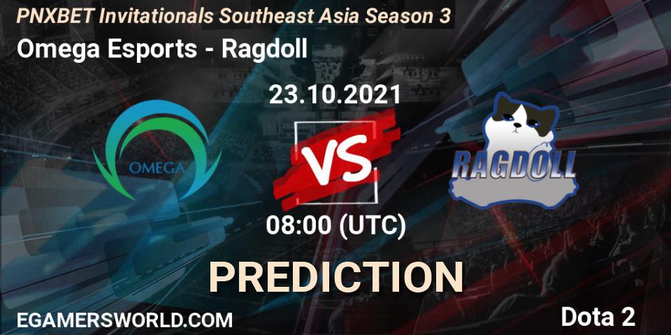 Omega Esports vs Ragdoll: Match Prediction. 23.10.2021 at 08:36, Dota 2, PNXBET Invitationals Southeast Asia Season 3