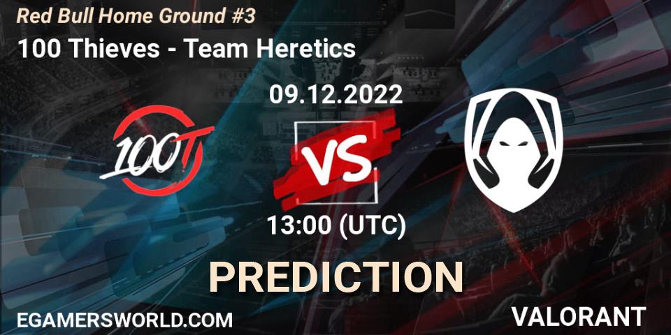 100 Thieves vs Team Heretics: Match Prediction. 09.12.22, VALORANT, Red Bull Home Ground #3