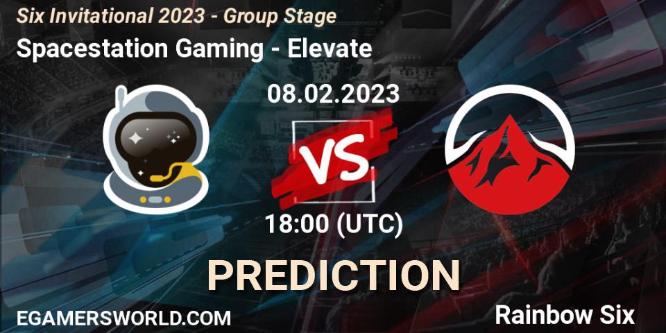 Spacestation Gaming vs Elevate: Match Prediction. 08.02.23, Rainbow Six, Six Invitational 2023 - Group Stage