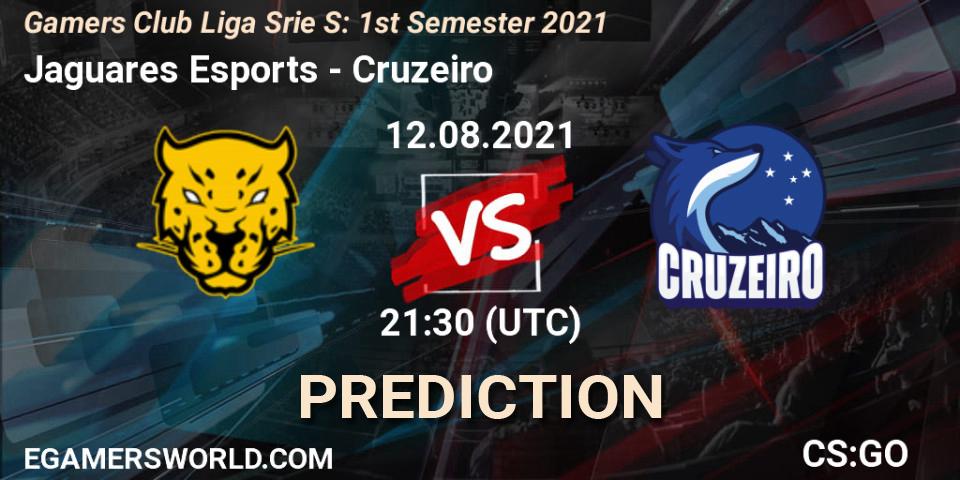 Jaguares Esports vs Cruzeiro: Match Prediction. 12.08.2021 at 21:25, Counter-Strike (CS2), Gamers Club Liga Série S: 1st Semester 2021