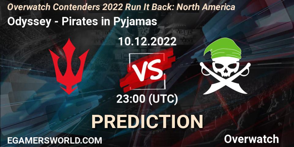 Odyssey vs Pirates in Pyjamas: Match Prediction. 10.12.2022 at 23:00, Overwatch, Overwatch Contenders 2022 Run It Back: North America