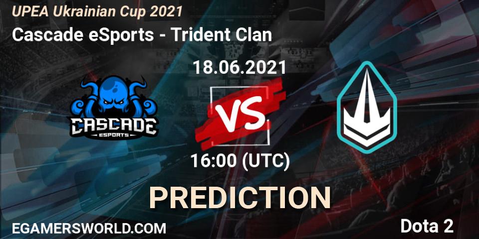 Cascade eSports vs Trident Clan: Match Prediction. 18.06.21, Dota 2, UPEA Ukrainian Cup 2021