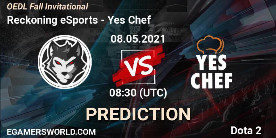 Reckoning eSports vs Yes Chef: Match Prediction. 08.05.21, Dota 2, OEDL Fall Invitational