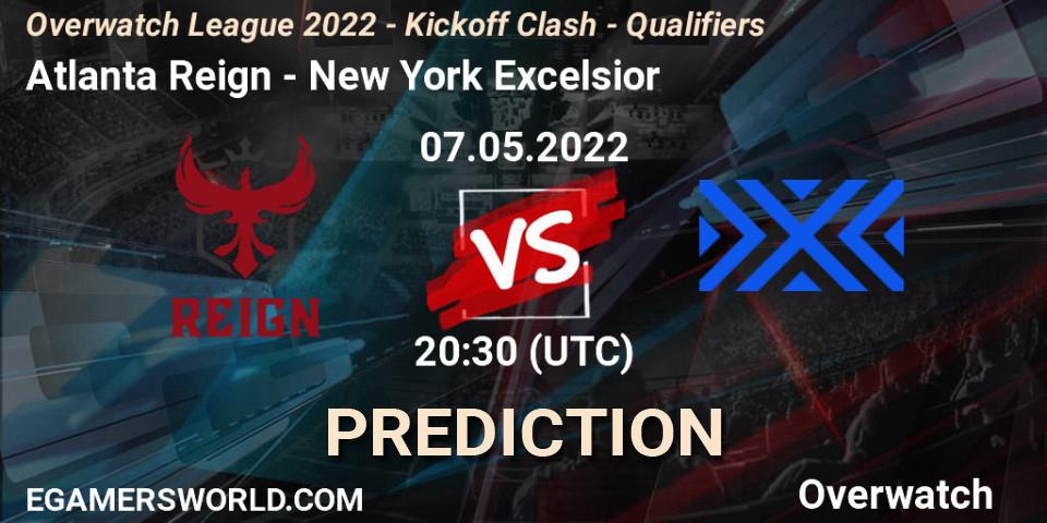 Atlanta Reign vs New York Excelsior: Match Prediction. 07.05.22, Overwatch, Overwatch League 2022 - Kickoff Clash - Qualifiers