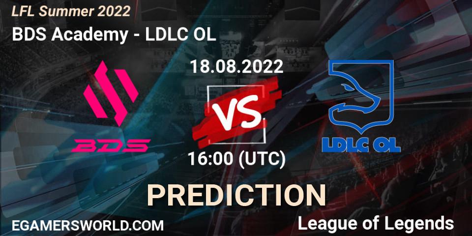 BDS Academy vs LDLC OL: Match Prediction. 18.08.22, LoL, LFL Summer 2022