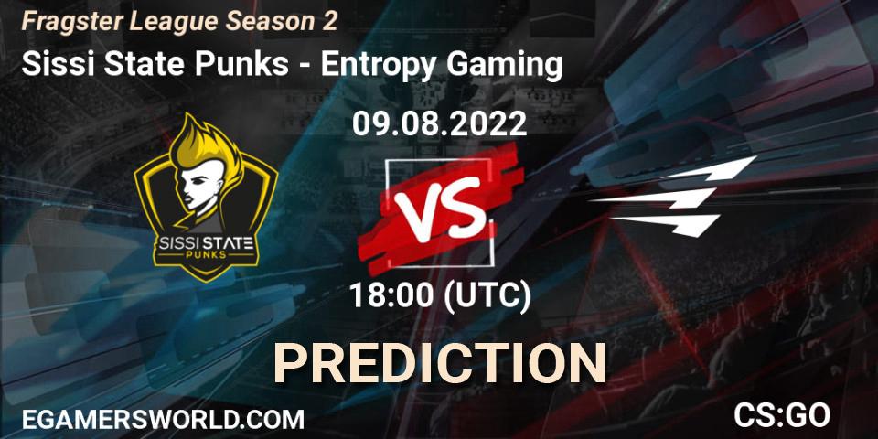 Sissi State Punks vs Entropy Gaming: Match Prediction. 09.08.22, CS2 (CS:GO), Fragster League Season 2