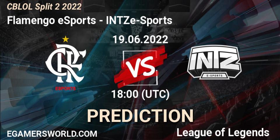 Flamengo eSports vs INTZ e-Sports: Match Prediction. 19.06.2022 at 18:25, LoL, CBLOL Split 2 2022