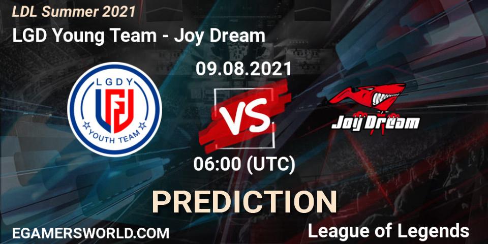 LGD Young Team vs Joy Dream: Match Prediction. 09.08.2021 at 06:00, LoL, LDL Summer 2021