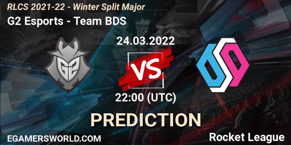 G2 Esports vs Team BDS: Match Prediction. 24.03.22, Rocket League, RLCS 2021-22 - Winter Split Major