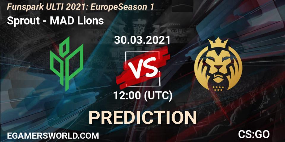 Sprout vs MAD Lions: Match Prediction. 30.03.2021 at 12:00, Counter-Strike (CS2), Funspark ULTI 2021: Europe Season 1