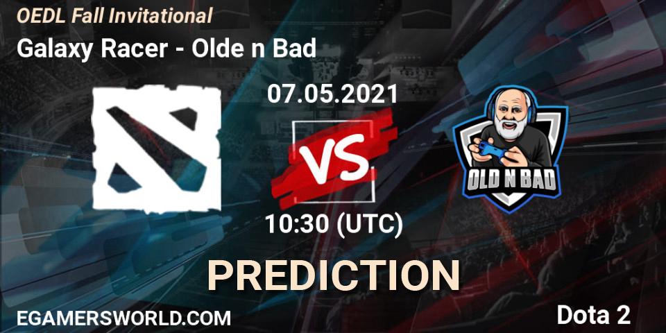 Galaxy Racer vs Olde n Bad: Match Prediction. 07.05.2021 at 09:08, Dota 2, OEDL Fall Invitational
