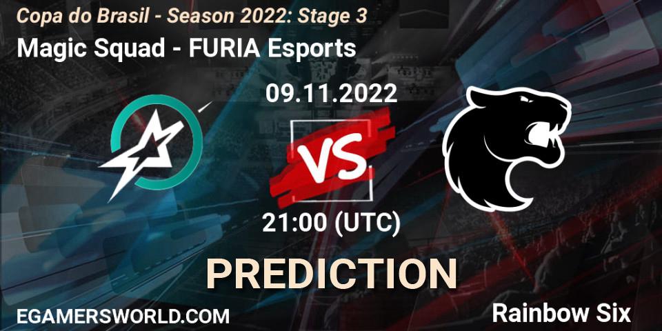 Magic Squad vs FURIA Esports: Match Prediction. 09.11.22, Rainbow Six, Copa do Brasil - Season 2022: Stage 3