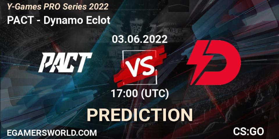 PACT vs Dynamo Eclot: Match Prediction. 03.06.2022 at 17:00, Counter-Strike (CS2), Y-Games PRO Series 2022