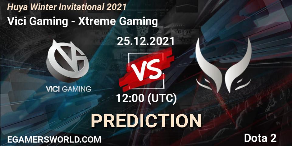Vici Gaming vs Xtreme Gaming: Match Prediction. 25.12.21, Dota 2, Huya Winter Invitational 2021