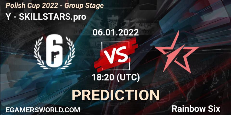 YŚ vs SKILLSTARS.pro: Match Prediction. 06.01.2022 at 18:20, Rainbow Six, Polish Cup 2022 - Group Stage