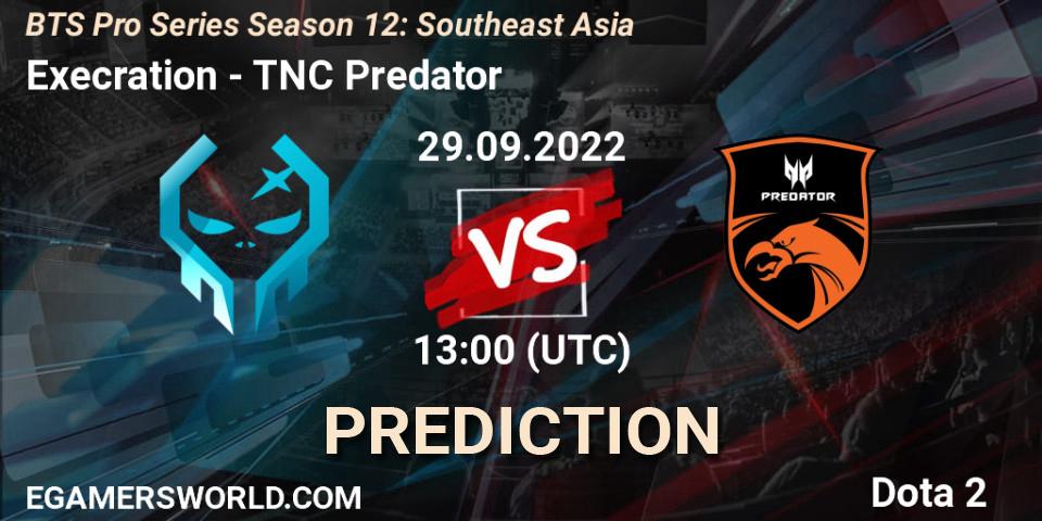 Execration vs TNC Predator: Match Prediction. 29.09.2022 at 13:18, Dota 2, BTS Pro Series Season 12: Southeast Asia