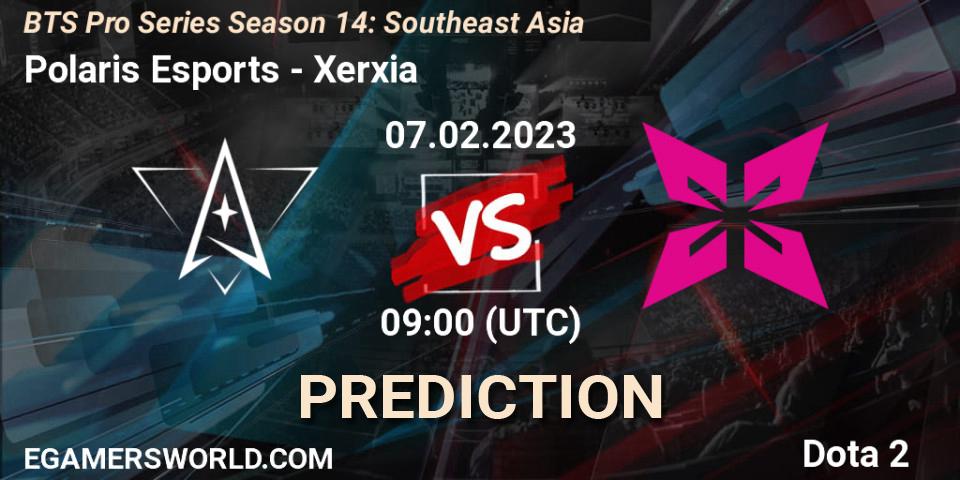 Polaris Esports vs Xerxia: Match Prediction. 04.02.23, Dota 2, BTS Pro Series Season 14: Southeast Asia