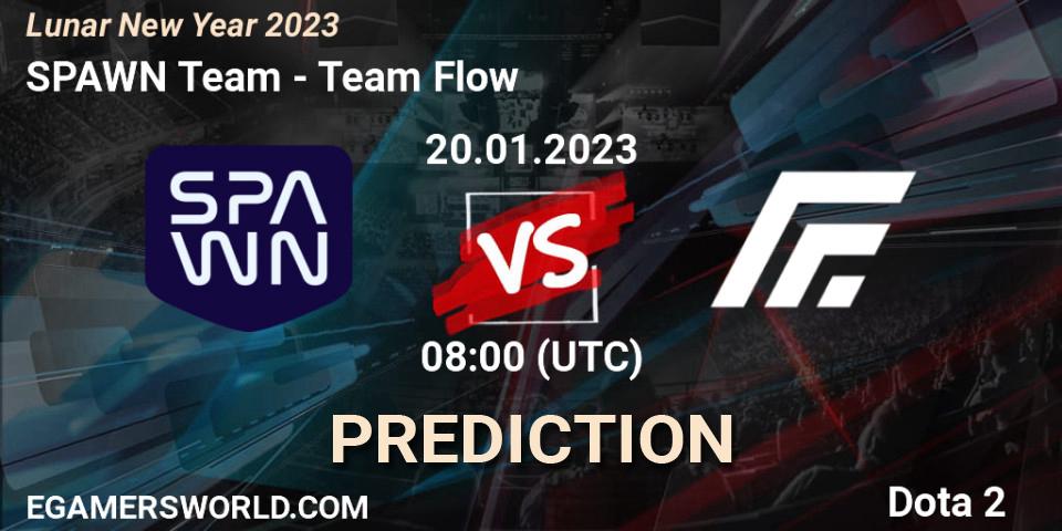 SPAWN Team vs Team Flow: Match Prediction. 20.01.23, Dota 2, Lunar New Year 2023