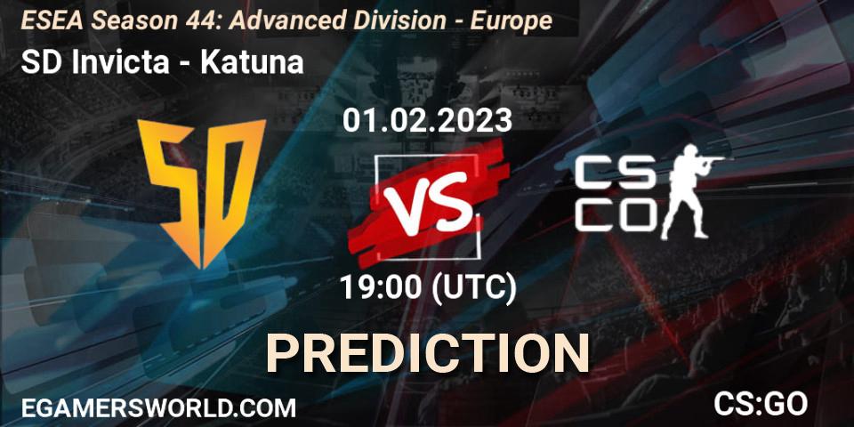 SD Invicta vs Tenstar: Match Prediction. 01.02.23, CS2 (CS:GO), ESEA Season 44: Advanced Division - Europe