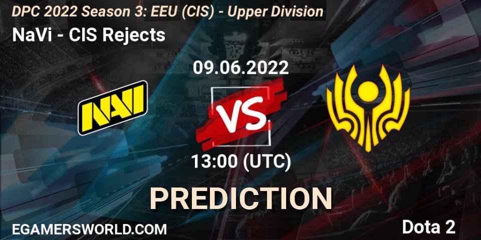 NaVi vs CIS Rejects: Match Prediction. 09.06.2022 at 14:26, Dota 2, DPC EEU (CIS) 2021/2022 Tour 3: Division I