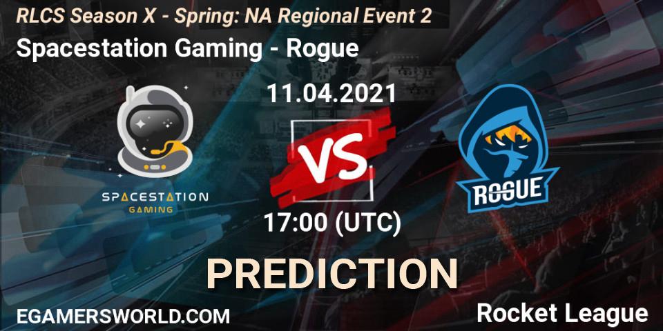 Spacestation Gaming vs Rogue: Match Prediction. 11.04.2021 at 17:00, Rocket League, RLCS Season X - Spring: NA Regional Event 2