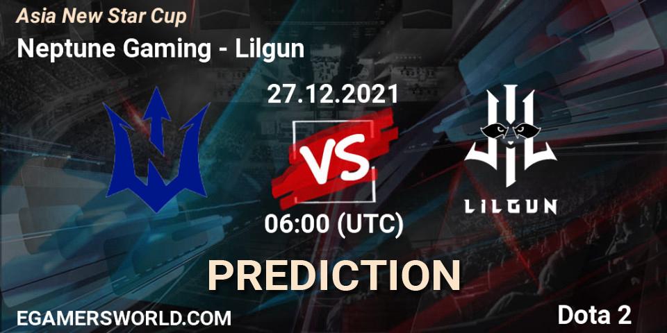 Neptune Gaming vs Lilgun: Match Prediction. 27.12.2021 at 05:08, Dota 2, Asia New Star Cup