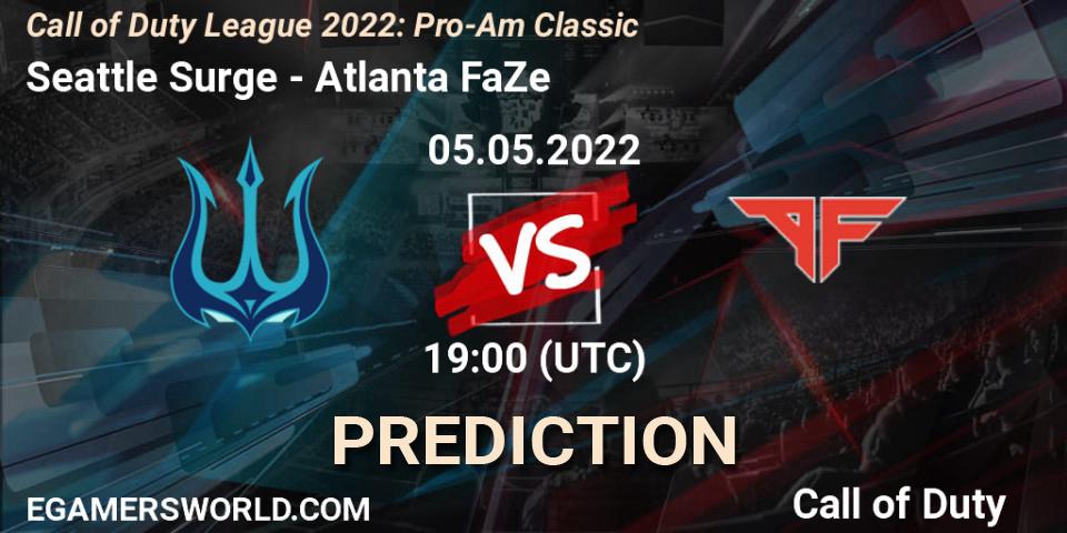 Seattle Surge vs Atlanta FaZe: Match Prediction. 05.05.22, Call of Duty, Call of Duty League 2022: Pro-Am Classic