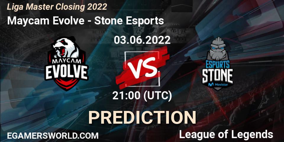 Maycam Evolve vs Stone Esports: Match Prediction. 03.06.2022 at 21:00, LoL, Liga Master Closing 2022