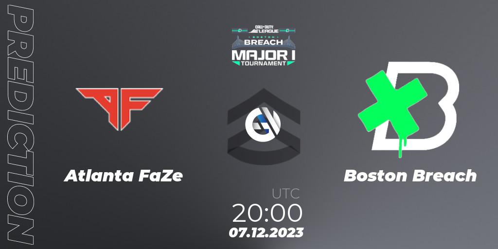 Atlanta FaZe vs Boston Breach: Match Prediction. 08.12.2023 at 20:00, Call of Duty, Call of Duty League 2024: Stage 1 Major Qualifiers