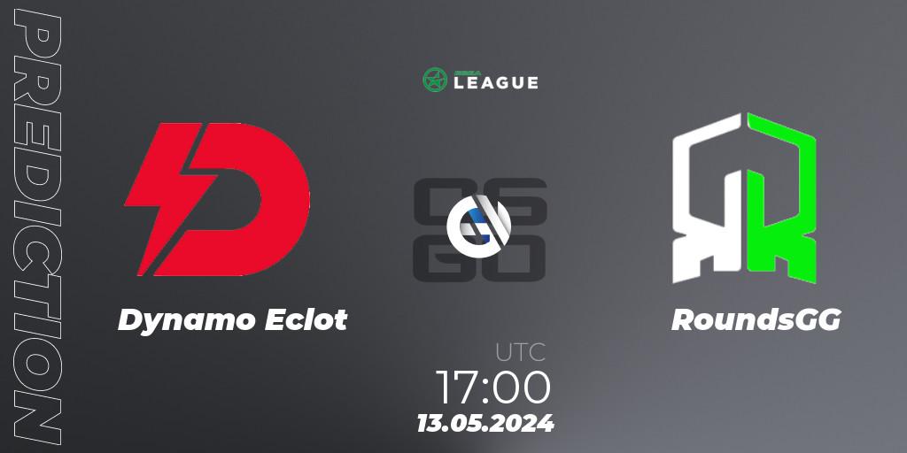 Dynamo Eclot vs RoundsGG: Match Prediction. 13.05.2024 at 17:00, Counter-Strike (CS2), ESEA Season 49: Advanced Division - Europe