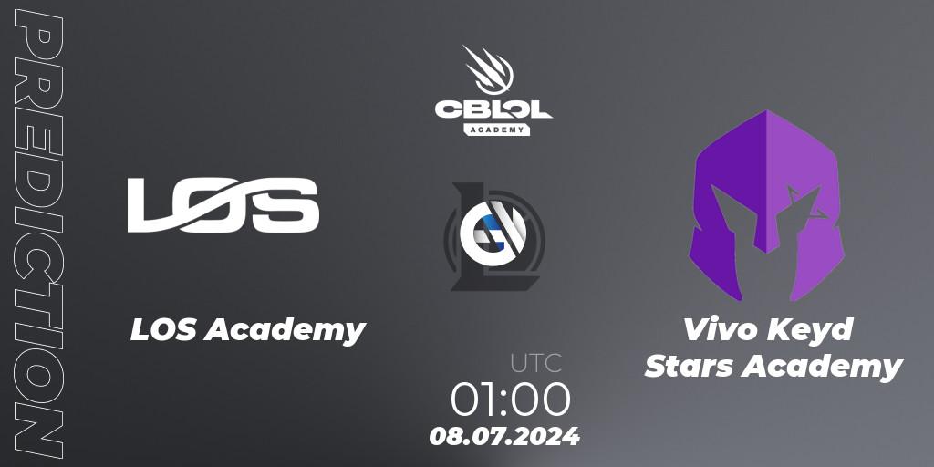 LOS Academy vs Vivo Keyd Stars Academy: Match Prediction. 09.07.2024 at 01:00, LoL, CBLOL Academy 2024