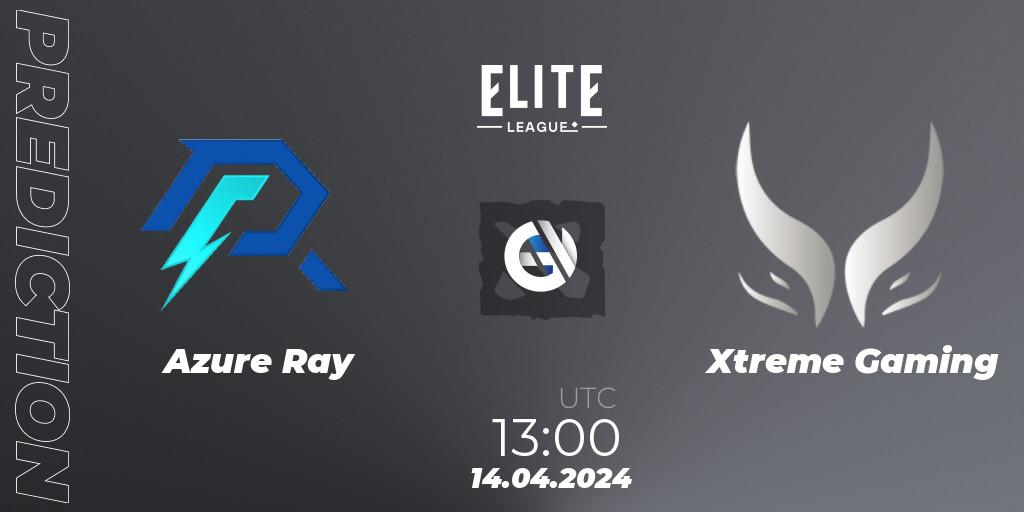 Azure Ray vs Xtreme Gaming: Match Prediction. 14.04.24, Dota 2, Elite League
