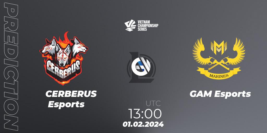 CERBERUS Esports vs GAM Esports: Match Prediction. 01.02.24, LoL, VCS Dawn 2024 - Group Stage