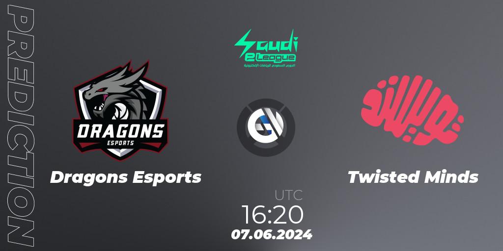Dragons Esports vs Twisted Minds: Match Prediction. 07.06.2024 at 16:20, Overwatch, Saudi eLeague 2024 - Major 2